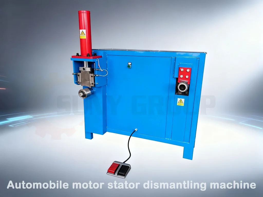 Automobile motor stator dismantling machine