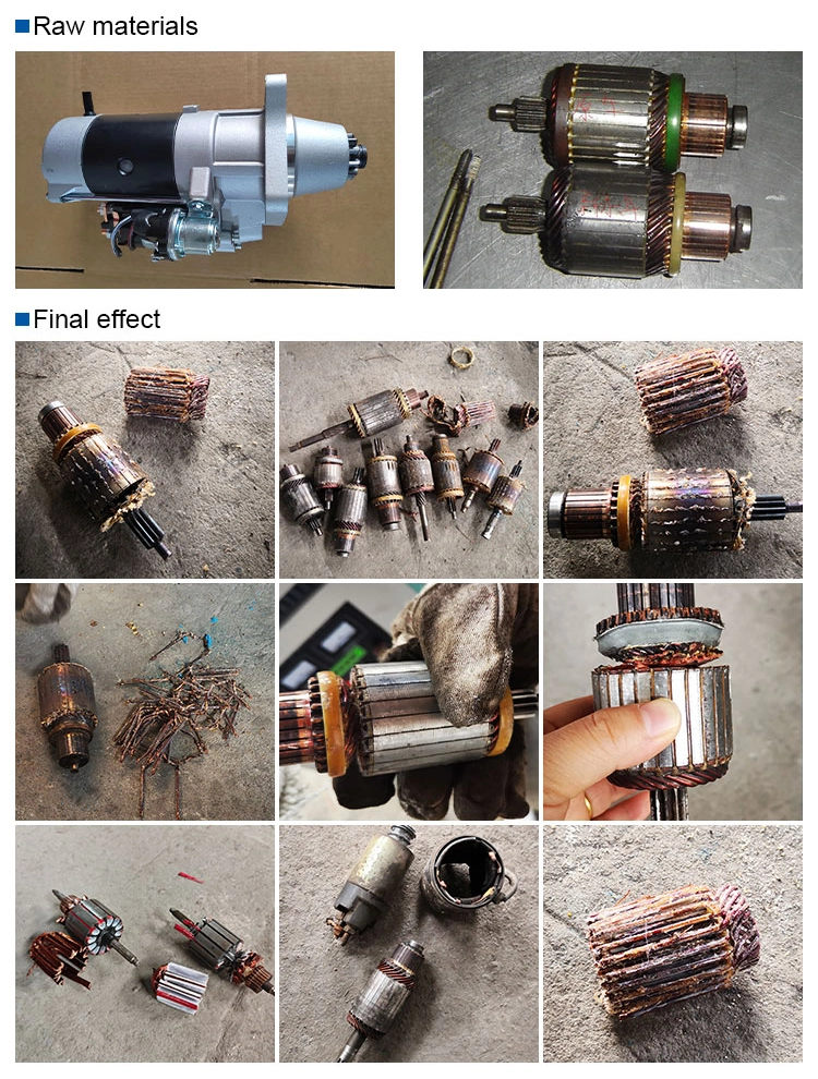 Automobile rotor dismantling machine raw final