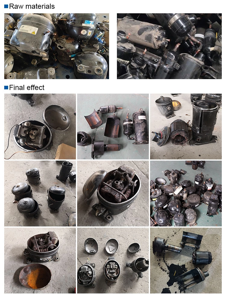 Cutting-Disc Compressor Shell Breaking Machine raw final