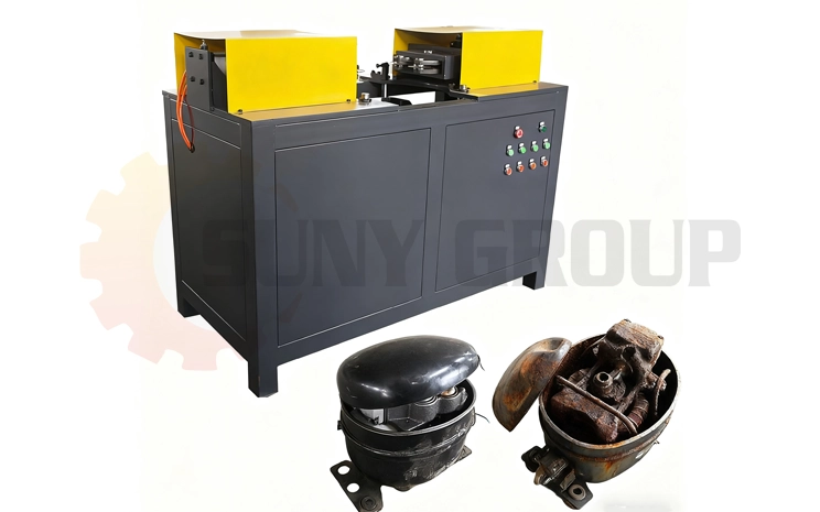 Cutting-Disc Compressor Shell Breaking Machine