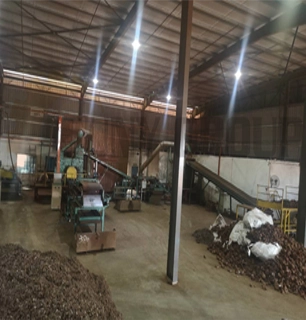 Motor stator recycling line site in Hong Kong, China