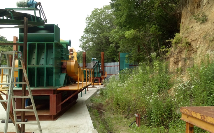 Japan motor stator recycling line site