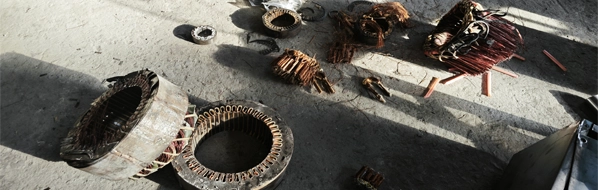 Materials after dismantled