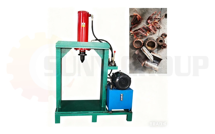 Motor housing cutting dual-purpose press