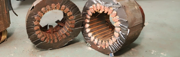 Motor housing cutting dual-purpose press final