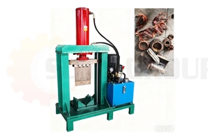 Motor housing cutting press