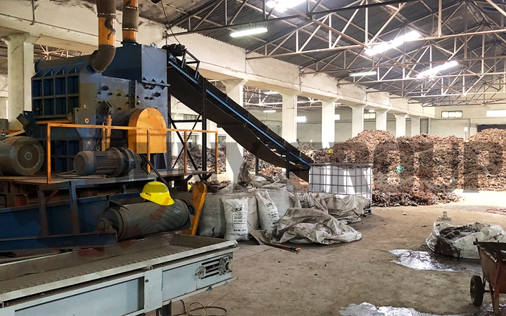 Motor stator site in Chennai, India