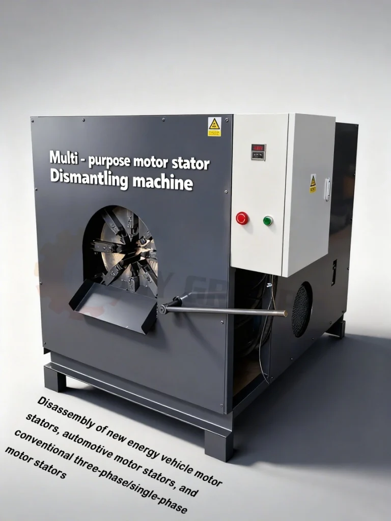 Multi-purpose motor stator Dismantling machine main