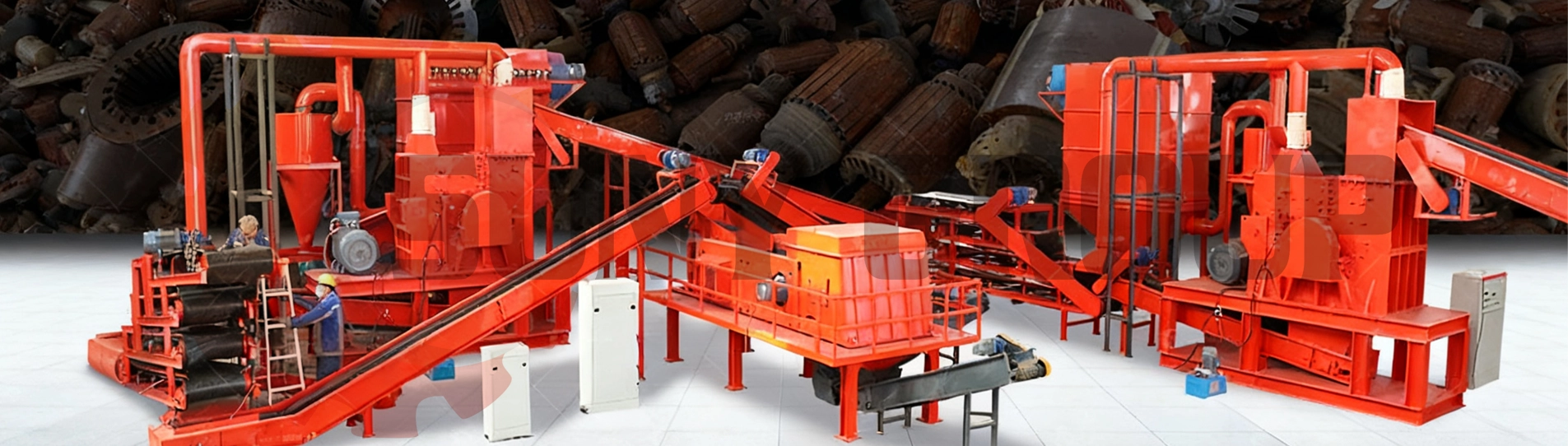 MOTOR ROTOR STATOR RECYCLING LINE